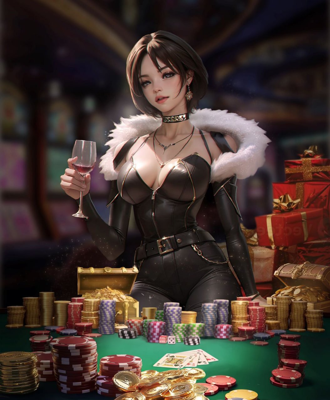 Ilustrasi mesin permainan slot di mamaslot99 dengan tema menarik dan fitur terbaru